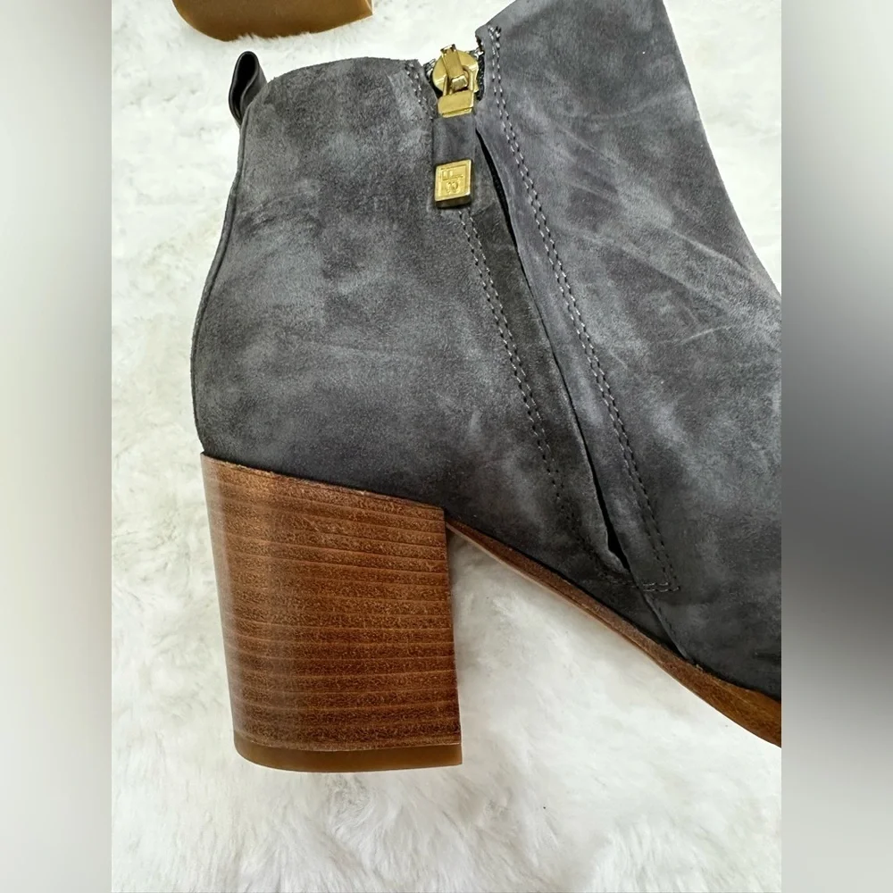 Alberto Fermani Charcoal Ankle Booties